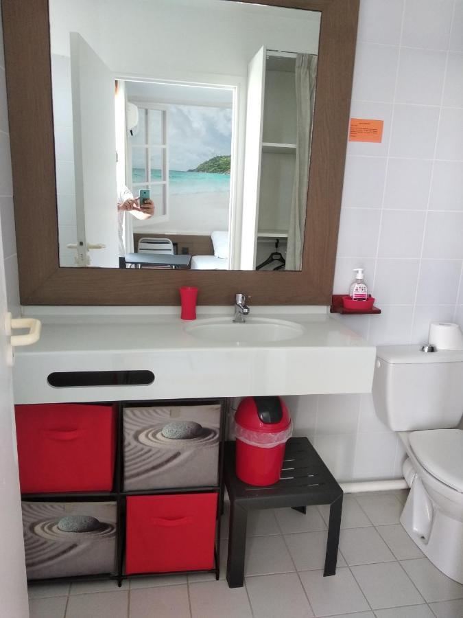 Studio Avec Grande Piscine, Plage Vanille Caraibes Saint-Francois  Dış mekan fotoğraf